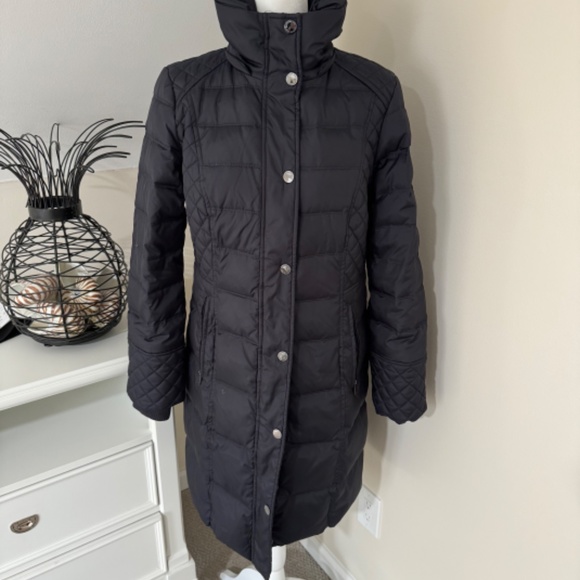 London Fog black puffer coat size small - Picture 3 of 14